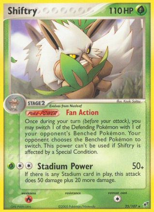 Shiftry (Reverse Holofoil)