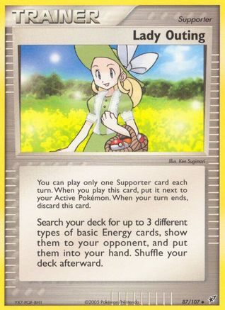 Lady Outing (Reverse Holofoil)