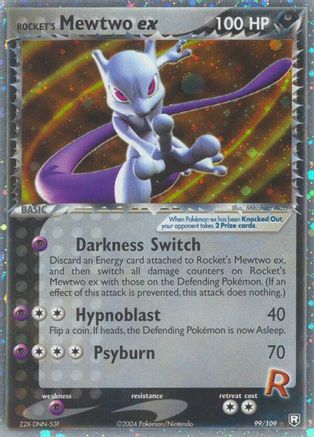 Rocket's Mewtwo ex (Holofoil)