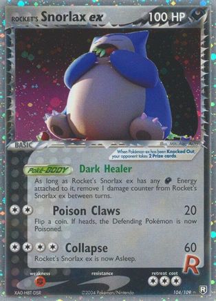 Rocket's Snorlax ex (Holofoil)
