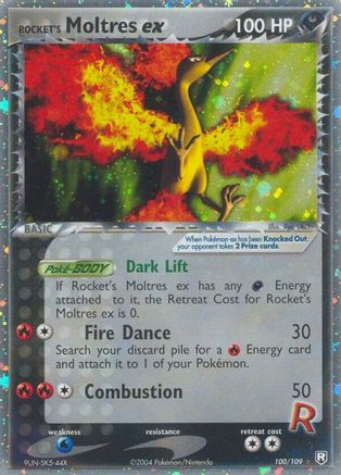 Rocket's Moltres ex (Holofoil)