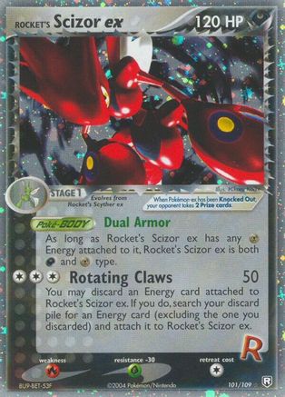 Rocket's Scizor ex (Holofoil)