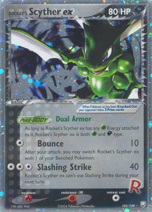 Rocket's Scyther ex (Holofoil)