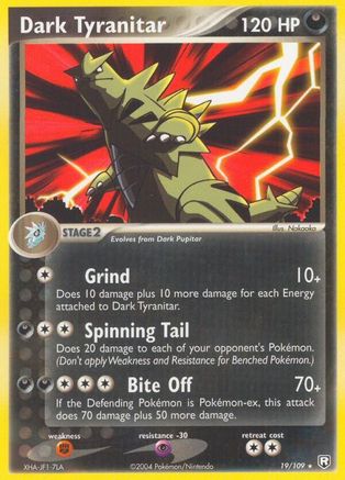 Dark Tyranitar - 019/109 (Reverse Holofoil)