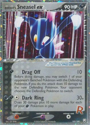 Rocket's Sneasel ex (Holofoil)