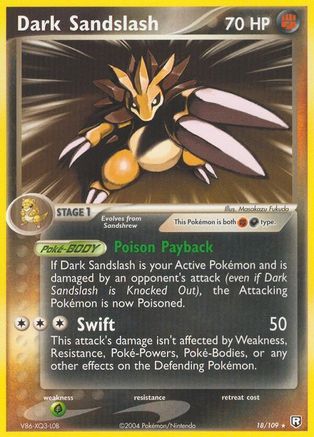 Dark Sandslash (Reverse Holofoil)
