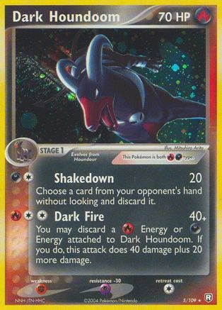 Dark Houndoom - 005/109 (Holofoil)