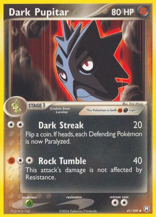 Dark Pupitar - 041/109 (Reverse Holofoil)
