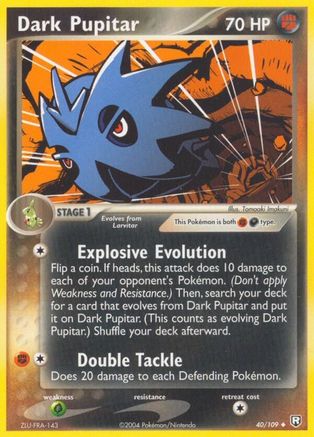 Dark Pupitar - 040/109 (Reverse Holofoil)