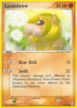 Sandshrew (Reverse Holofoil)