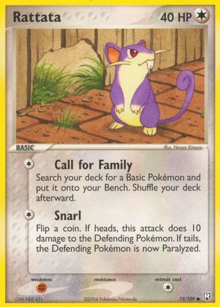 Rattata - 072/109 (Reverse Holofoil)