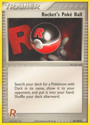 Rocket's Poke Ball (Reverse Holofoil)