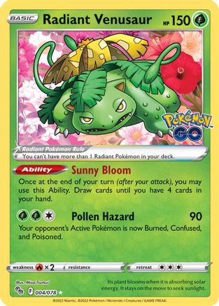 Radiant Venusaur (Holofoil)