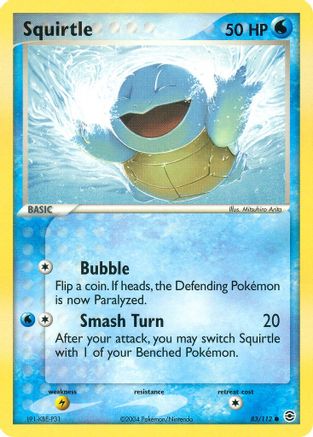 Squirtle - 083/112 (Reverse Holofoil)