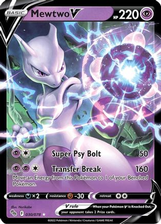 Mewtwo V (Holofoil)