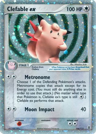 Clefable ex (Holofoil)