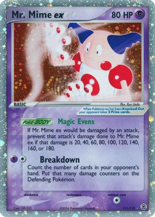 Mr. Mime ex - 111/112 (Holofoil)