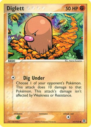 Diglett (Reverse Holofoil)