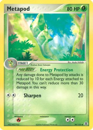 Metapod (Reverse Holofoil)