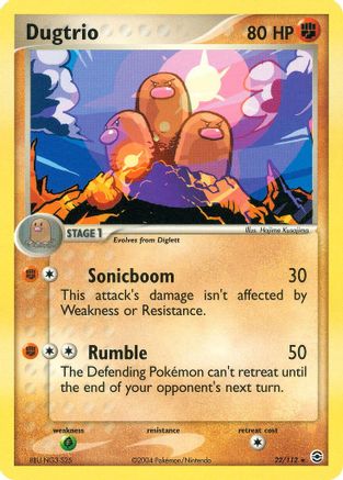 Dugtrio (Reverse Holofoil)