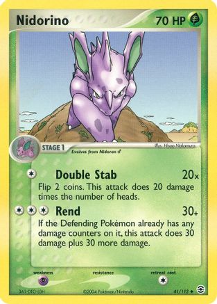 Nidorino (Reverse Holofoil)