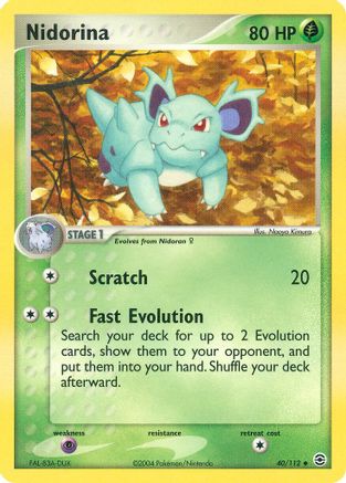 Nidorina (Reverse Holofoil)