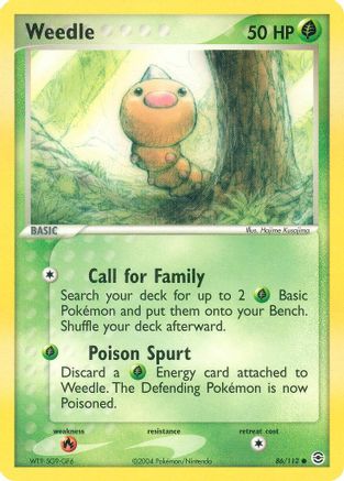 Weedle (Reverse Holofoil)
