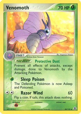 Venomoth (Reverse Holofoil)