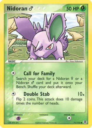 Nidoran M (Reverse Holofoil)