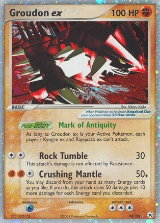 Groudon ex (Holofoil)