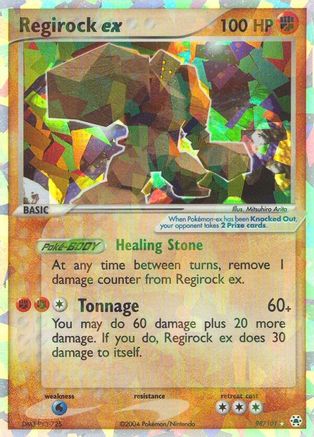 Regirock ex (Holofoil)