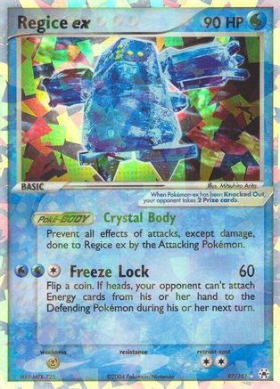 Regice ex (Holofoil)