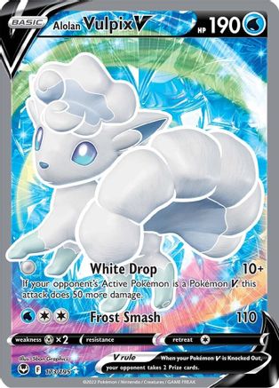Alolan Vulpix V (Full Art) (Holofoil)