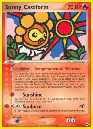 Sunny Castform (Reverse Holofoil)
