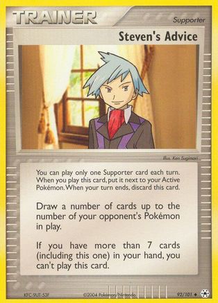 Steven's Advice (Reverse Holofoil)