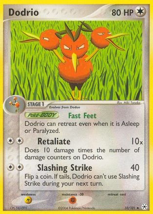 Dodrio (Reverse Holofoil)
