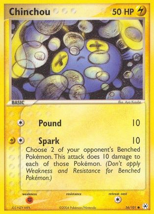 Chinchou - 56/101 (Reverse Holofoil)