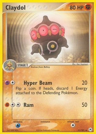 Claydol - 31/101 (Reverse Holofoil)