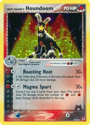 Team Magma's Houndoom - 10/95 (Holofoil)