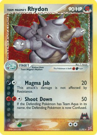 Team Magma's Rhydon - 11/95 (Reverse Holofoil)
