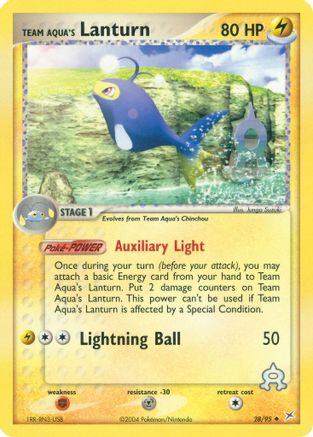 Team Aqua's Lanturn (Reverse Holofoil)
