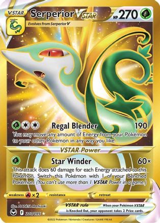 Serperior VSTAR (Secret) (210) (Holofoil)