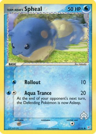 Team Aqua's Spheal - 57/95 (Reverse Holofoil)