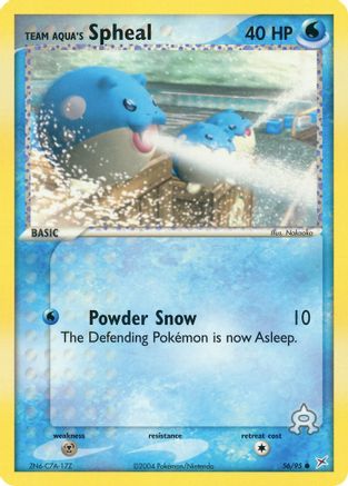 Team Aqua's Spheal - 56/95 (Reverse Holofoil)