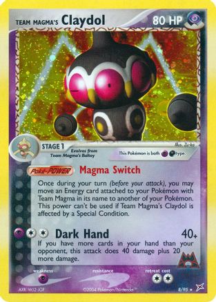 Team Magma's Claydol - 8/95 (Holofoil)