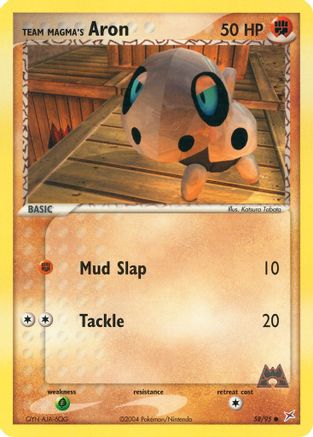 Team Magma's Aron - 58/95 (Reverse Holofoil)