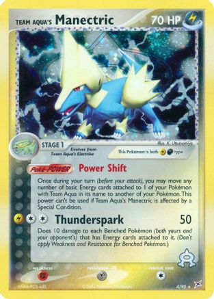 Team Aqua's Manectric - 4/95 (Reverse Holofoil)