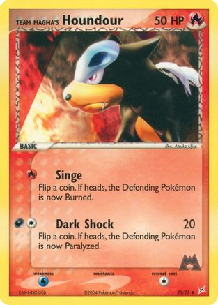 Team Magma's Houndour - 35/95 (Reverse Holofoil)