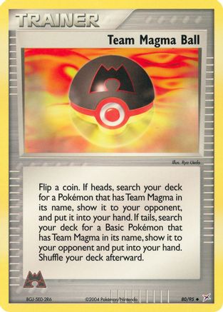 Team Magma Ball (Reverse Holofoil)