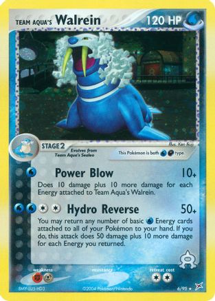 Team Aqua's Walrein (Reverse Holofoil)